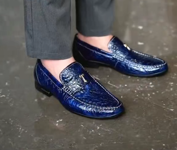 British style casual men's leather shoes