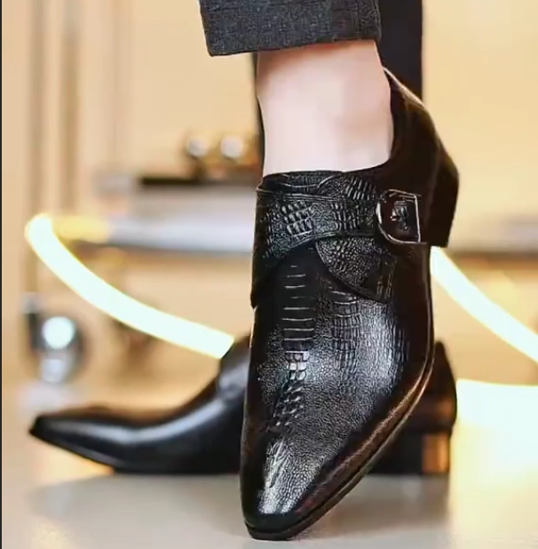 Men's classic versatile casual leather shoes