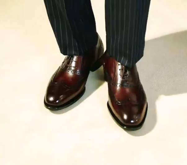 Men's handmade casual leather shoes