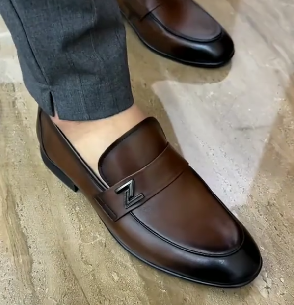 Men's retro casual leather shoes