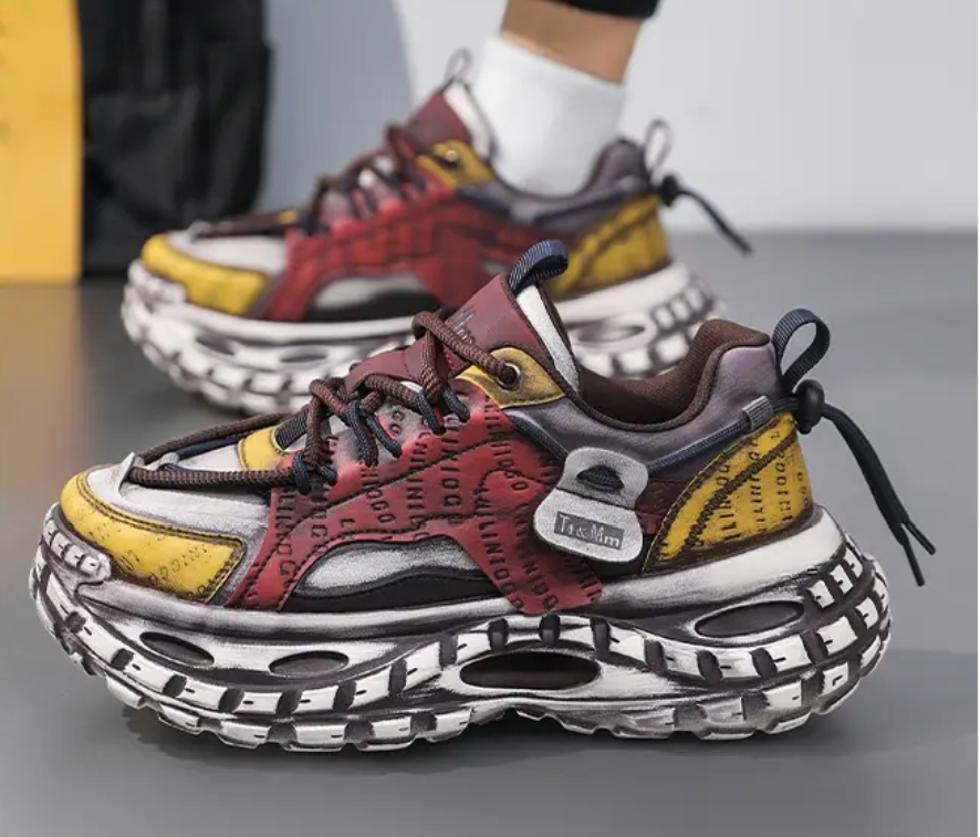 Luxury Autumn/Winter Retro Platform Casual Shoes - Couple Style