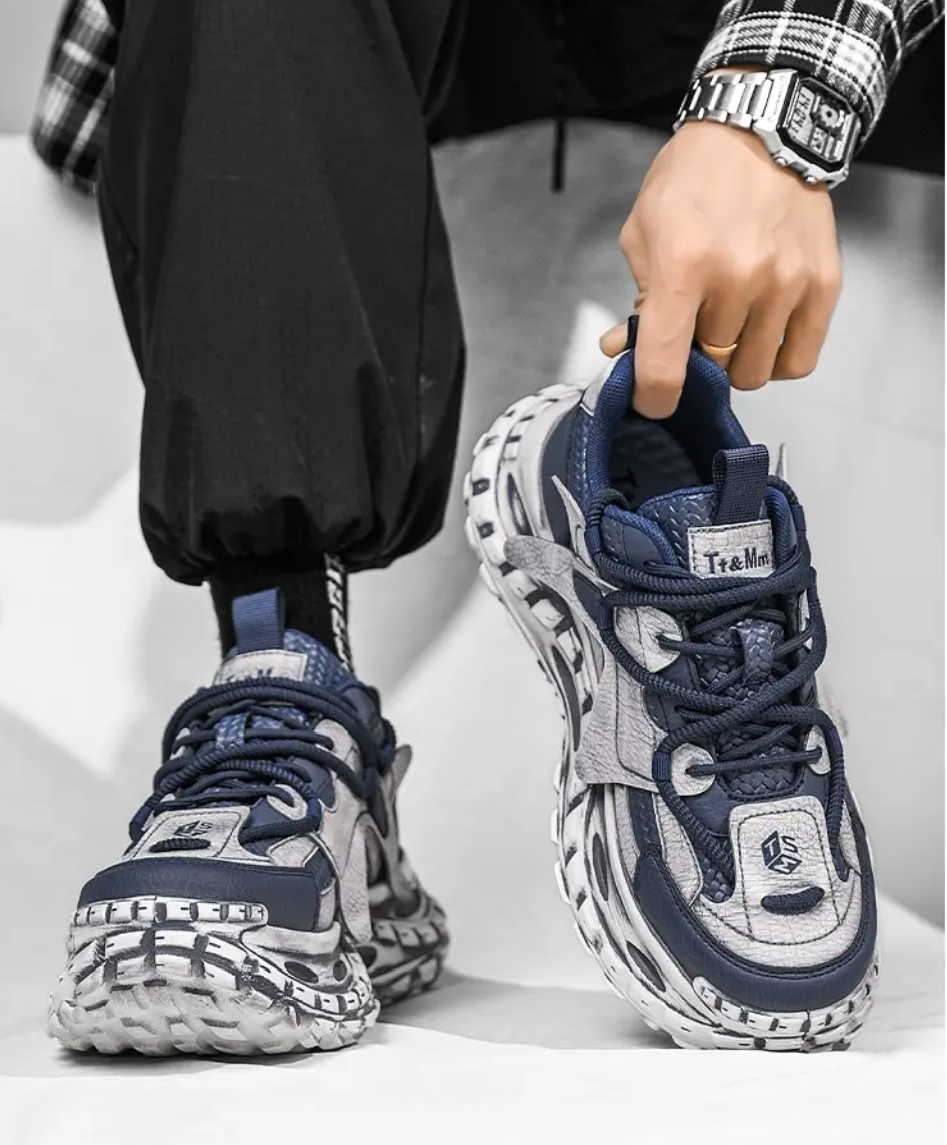 Luxury Retro Platform Casual Shoes - Couple Style