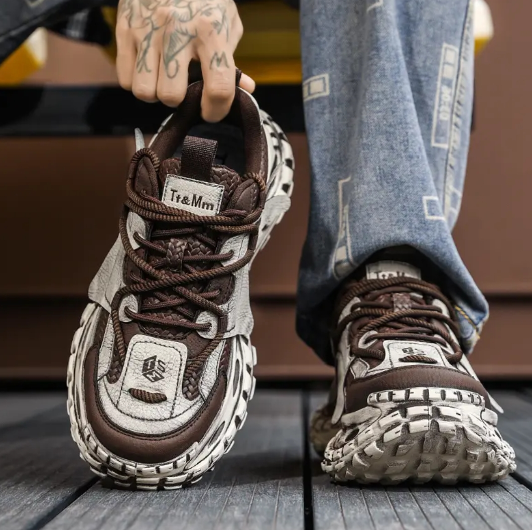 Luxury Retro Platform Casual Shoes - Couple Style