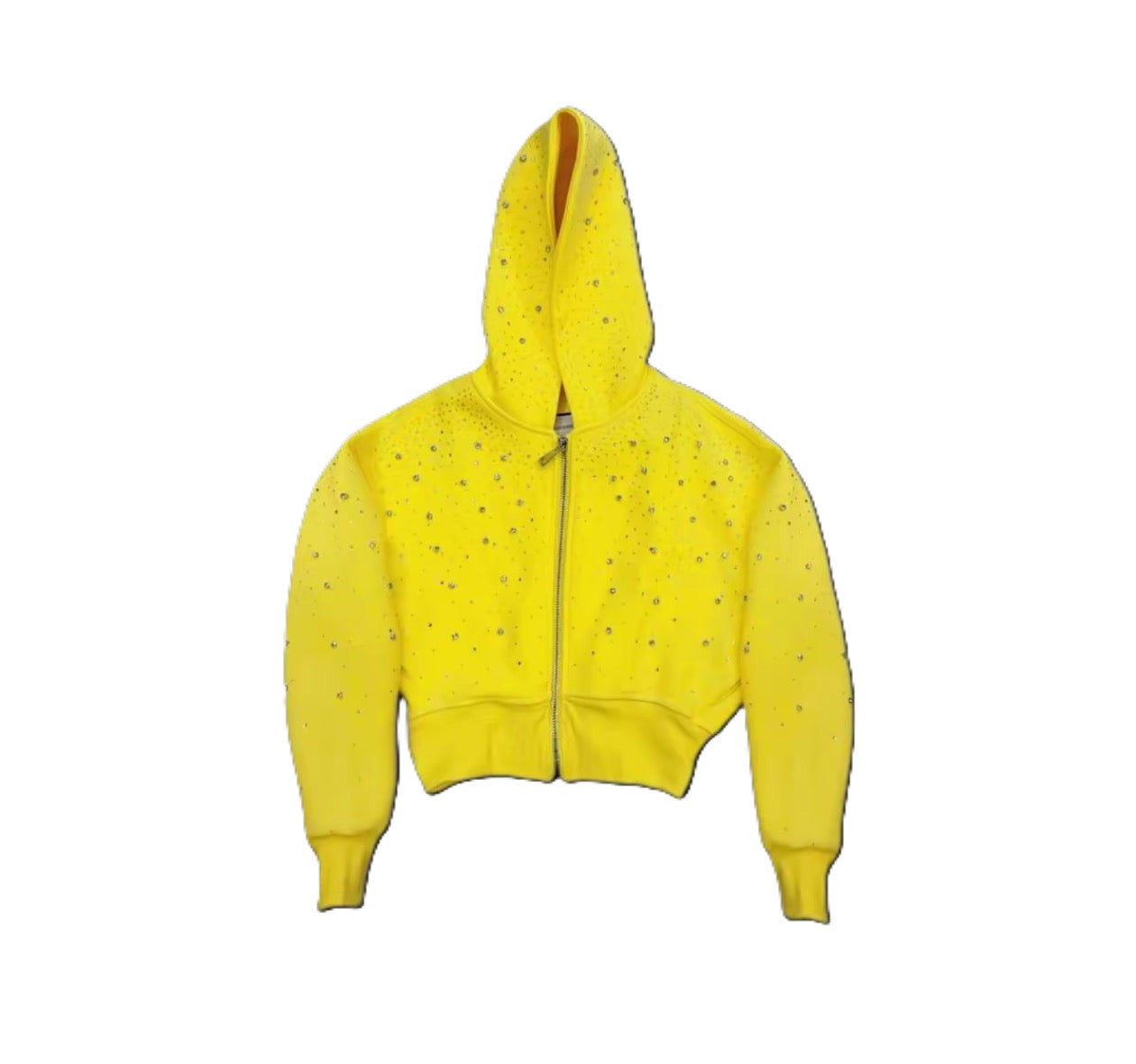 Women's Cropped Galaxy Zip-up