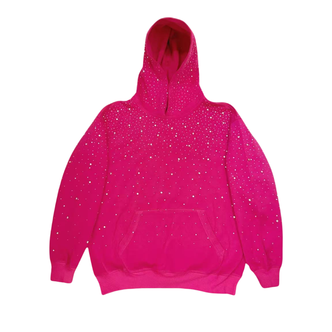Rhinestone Starry Sky Hoodie - Couple Style