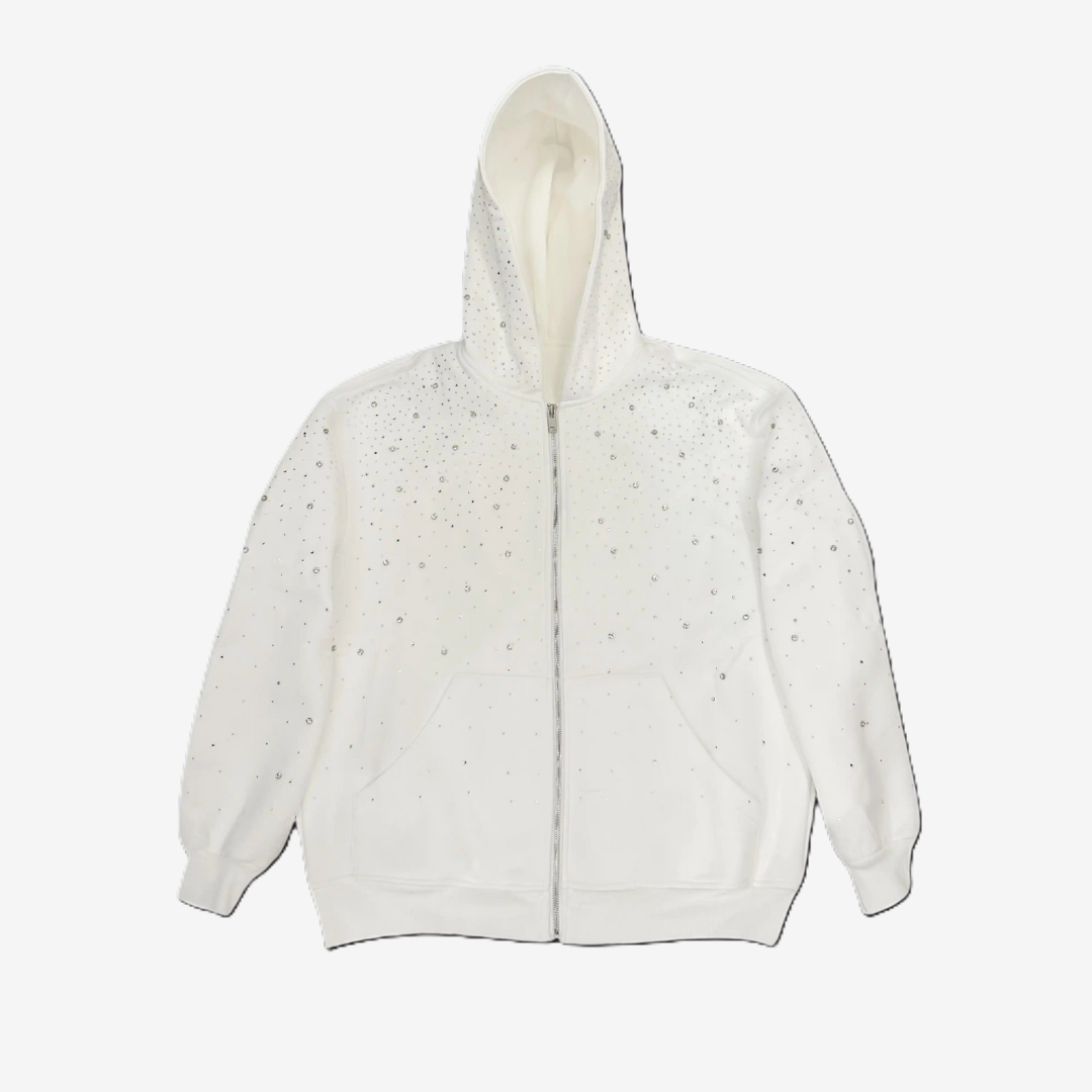 Rhinestone Galaxy Zip Up- Couple Style
