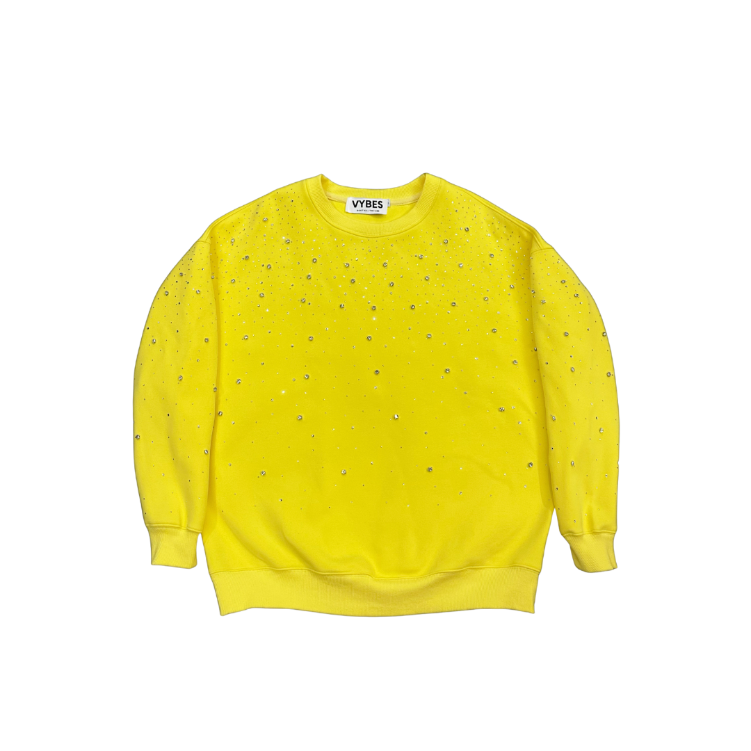 Rhinestone Galaxy Crewneck- Couple Style