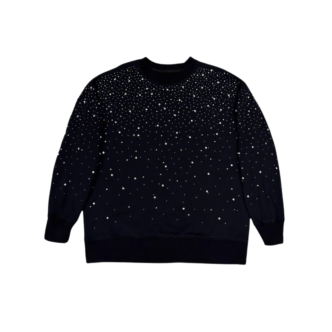 Rhinestone Galaxy Crewneck- Couple Style