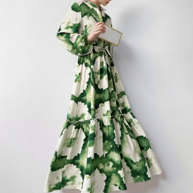 Women's fashionable and unique printed dress