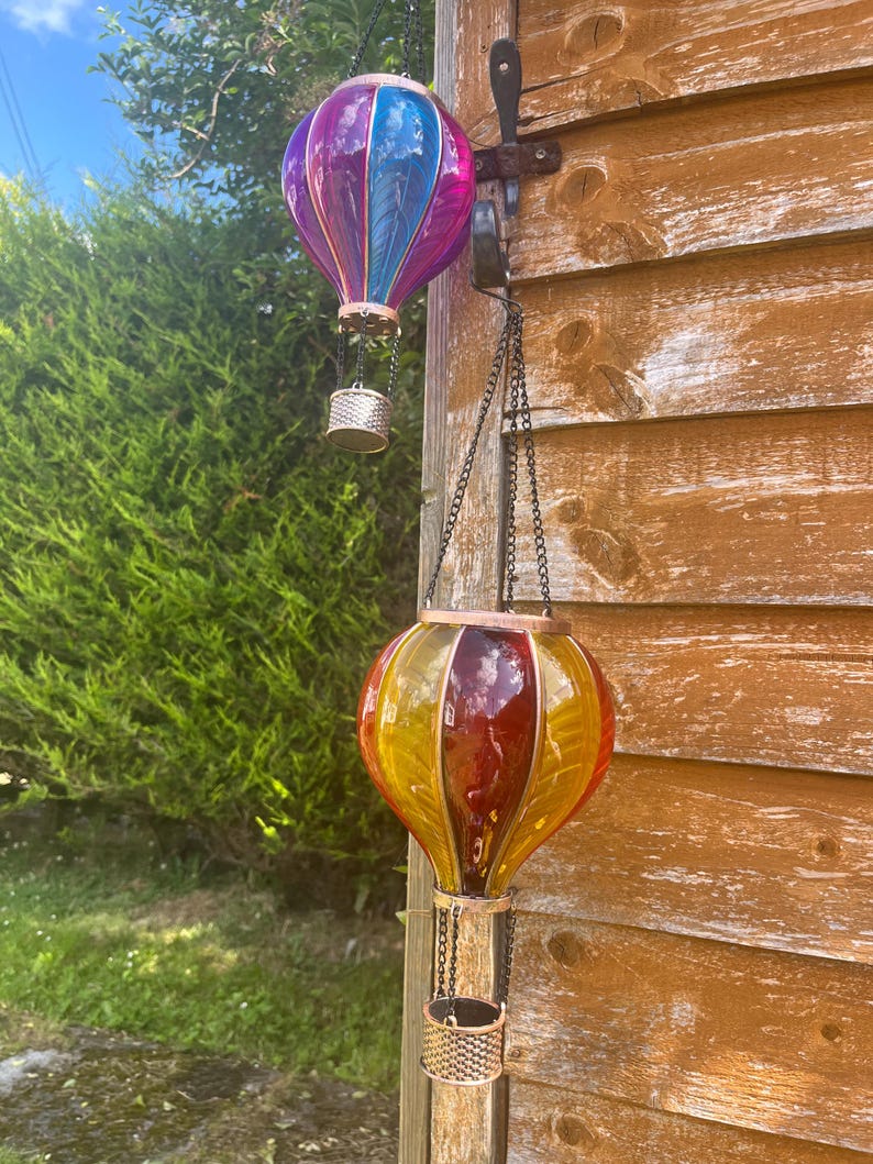 Hanging Garden Colored Flame Flashing Lights