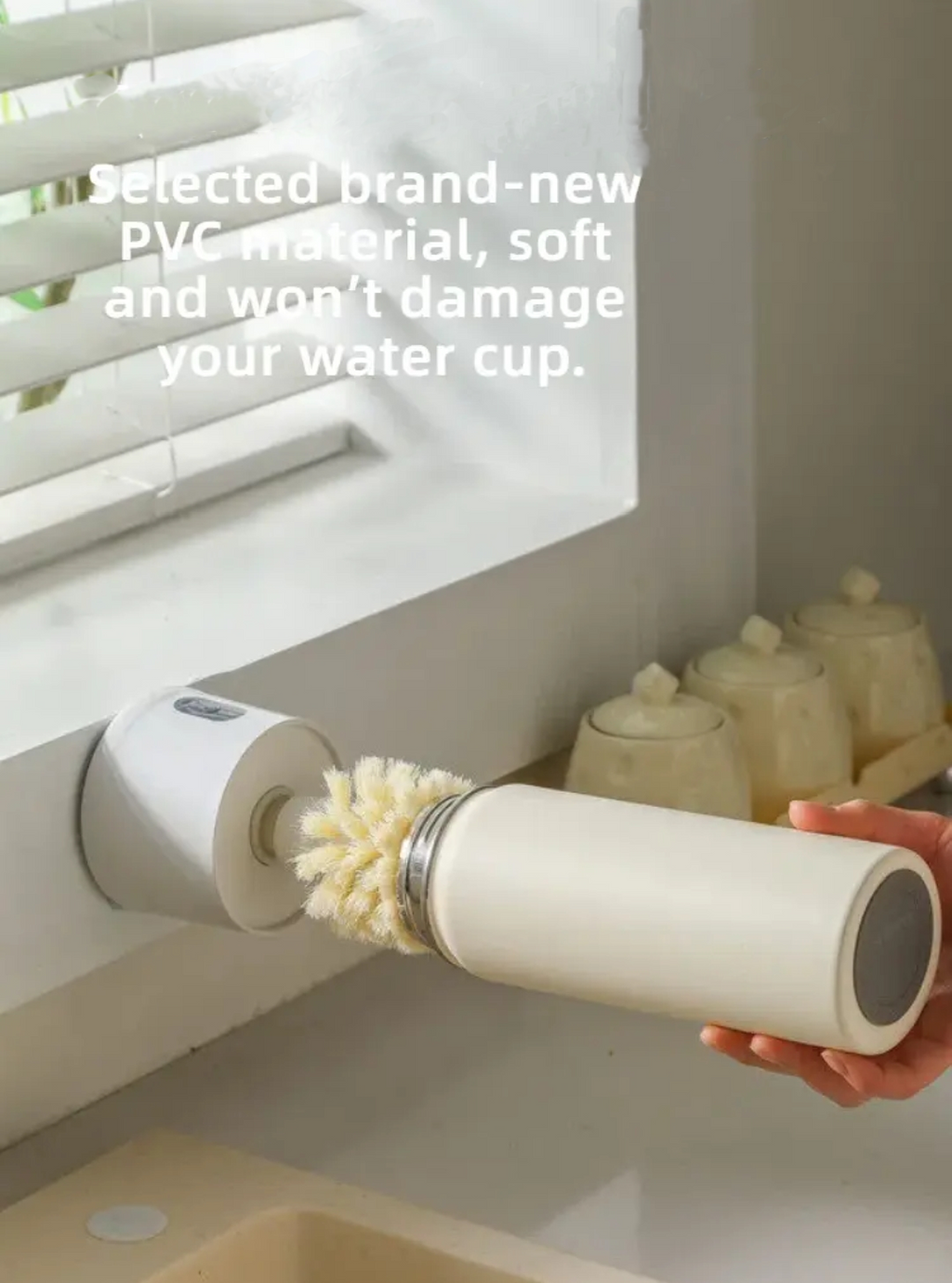 Multifunctional hanging electric cup brusher