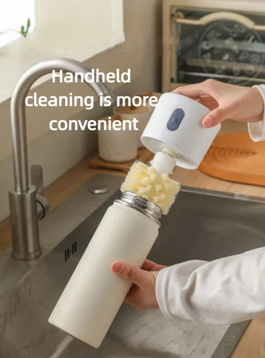 Multifunctional hanging electric cup brusher