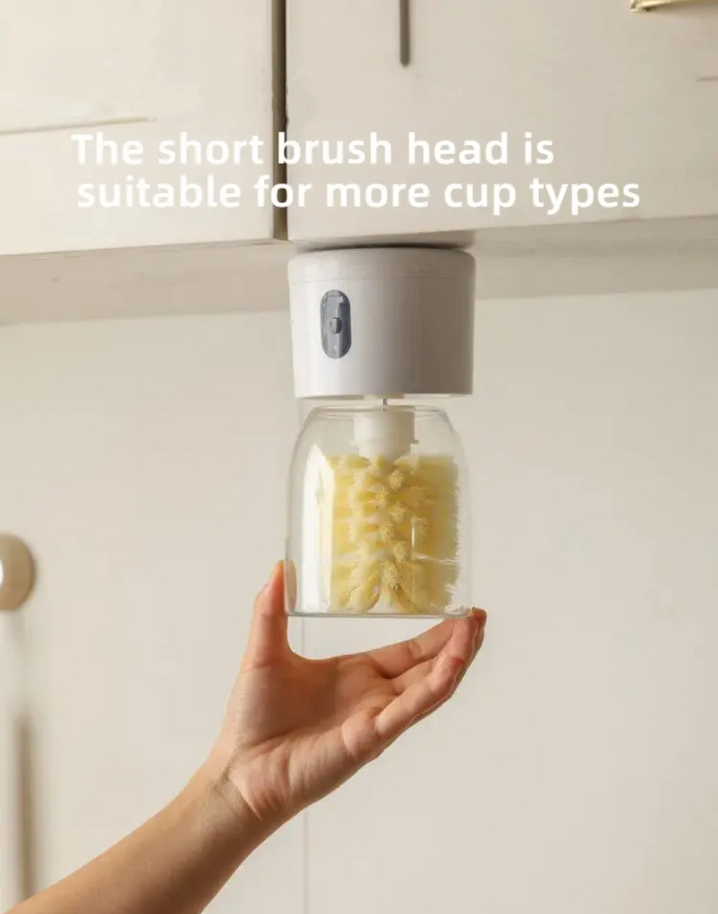 Multifunctional hanging electric cup brusher