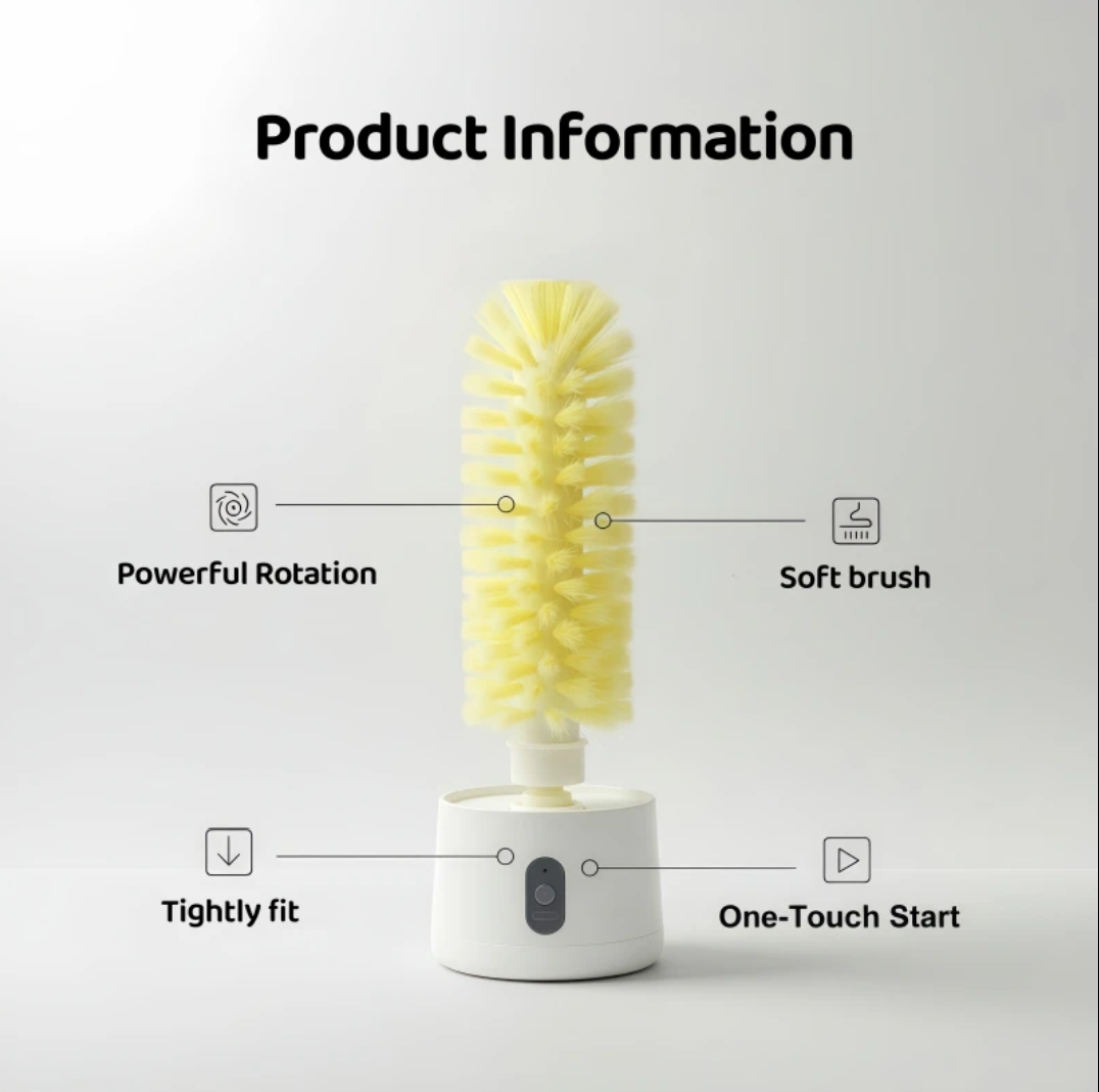 Multifunctional hanging electric cup brusher