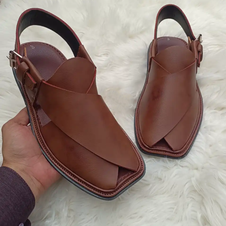Men's leather sandals