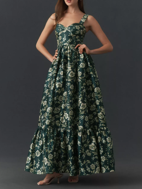 Women's sleeveless tie-waist slim dress