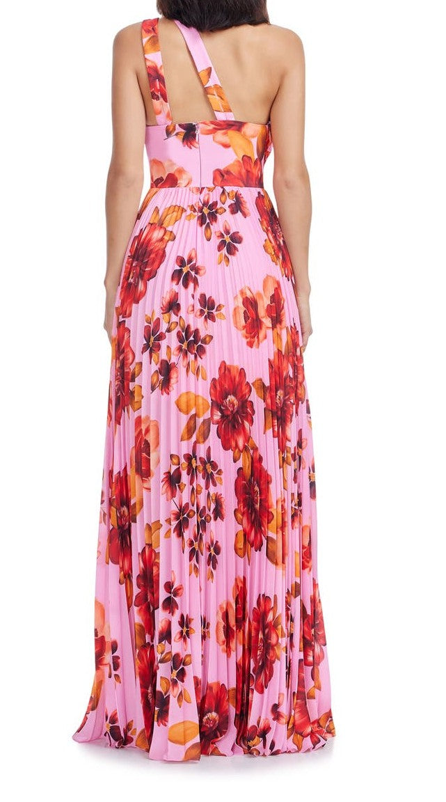 Women's Printed Ruffled Dress