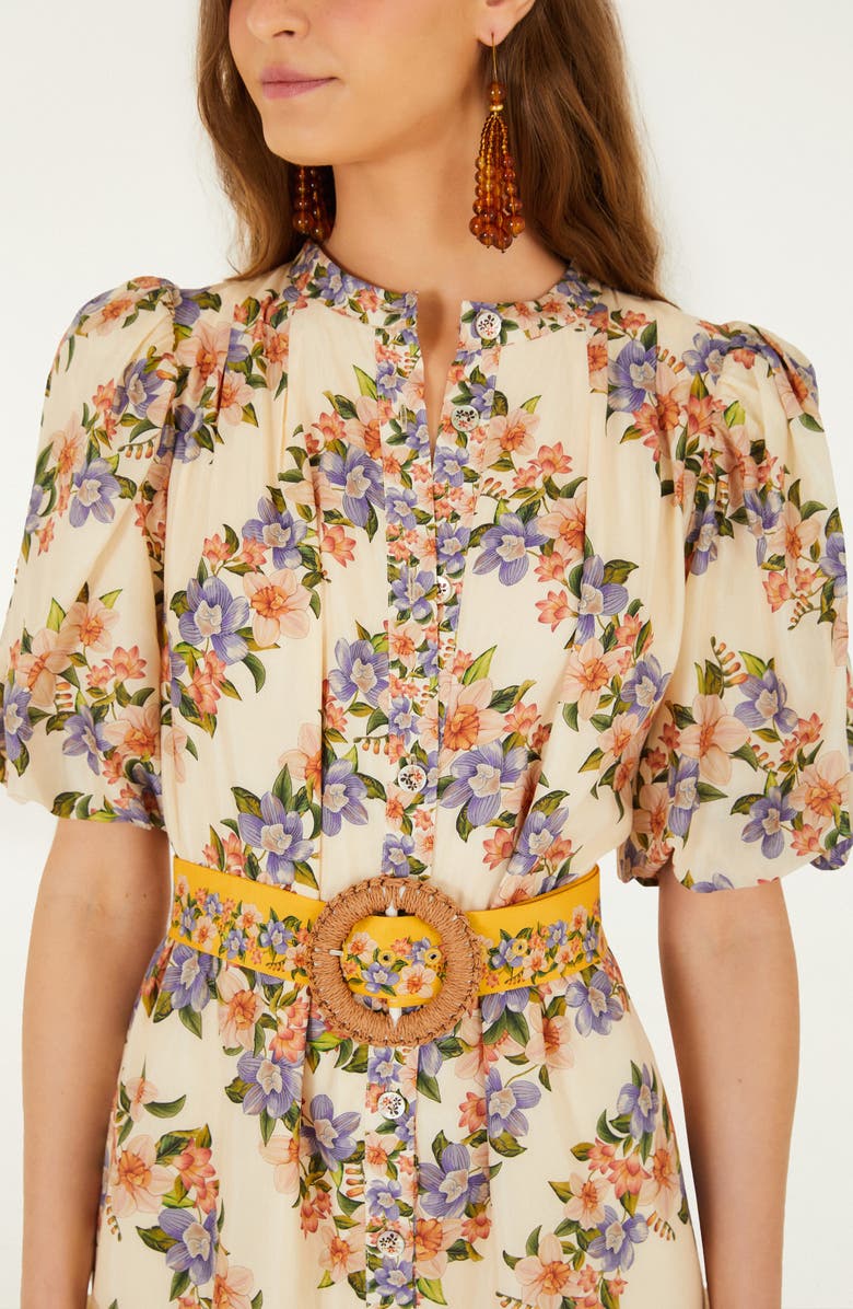 Women's Belt Printed Dress