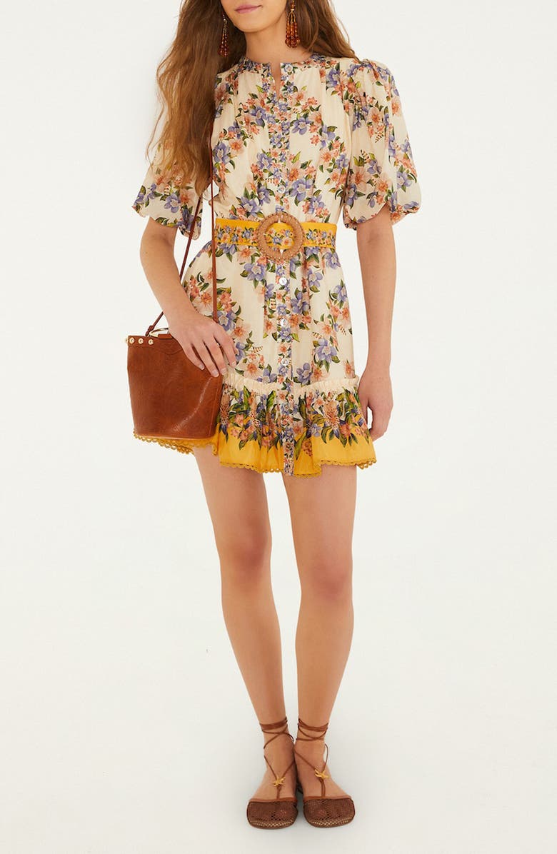 Women's Belt Printed Dress