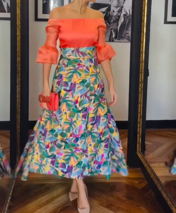 Women's Color Print Dress