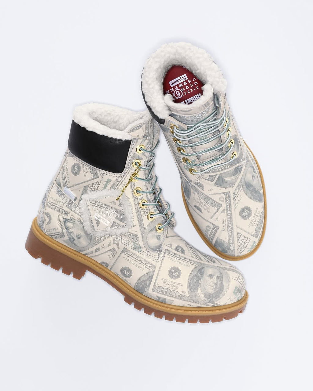 Men's Collaboration Dollar Print Dr. Martens Boots