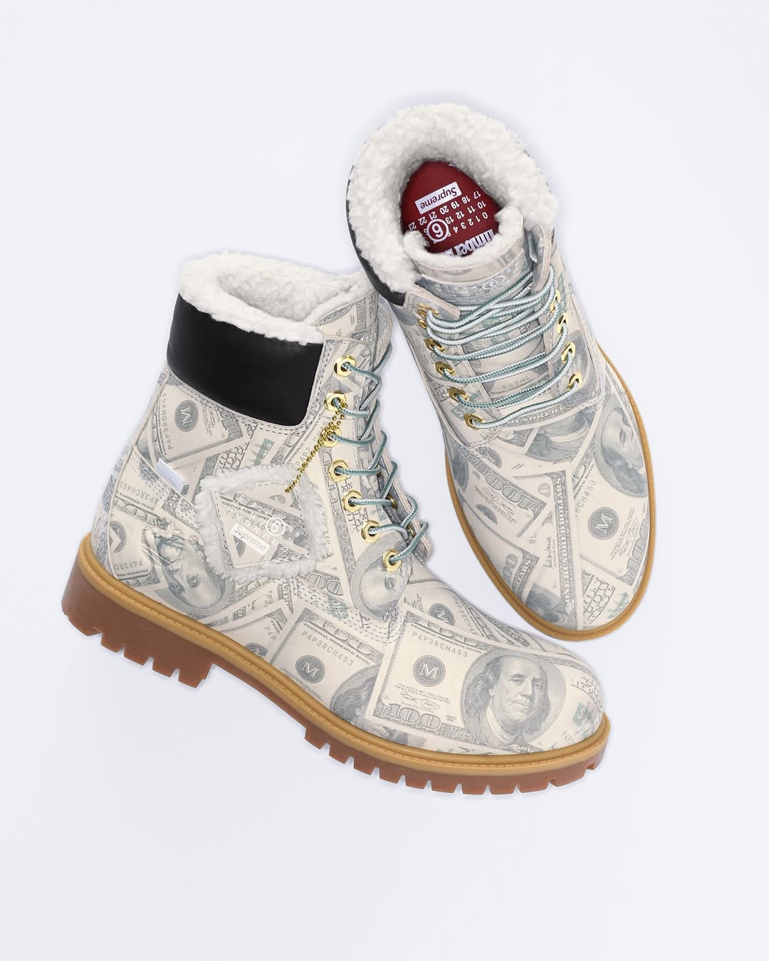 Men's Collaboration Dollar Print Dr. Martens Boots