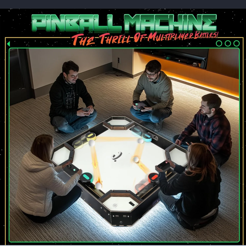 Multiplayer pinball board game