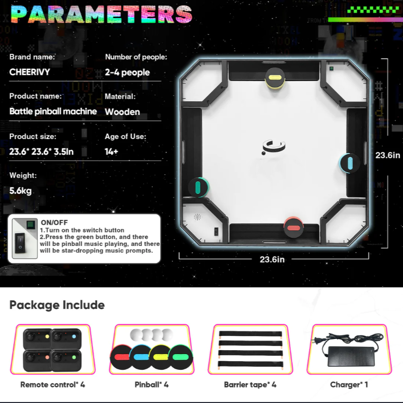 Multiplayer pinball board game